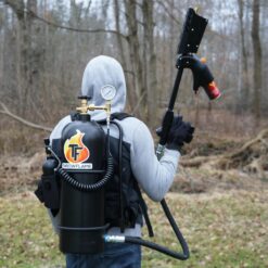 Use of XL18 Flamethrower Throwflame in Forest