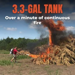 X15 flamethrower fuel capacity